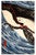 Paper Japanese Whale Triptych, Kuniyoshi Ocean Scene, Coastal Nautical Art Print Set of 3, 24" × 36" For Sale - Image 7 of 10