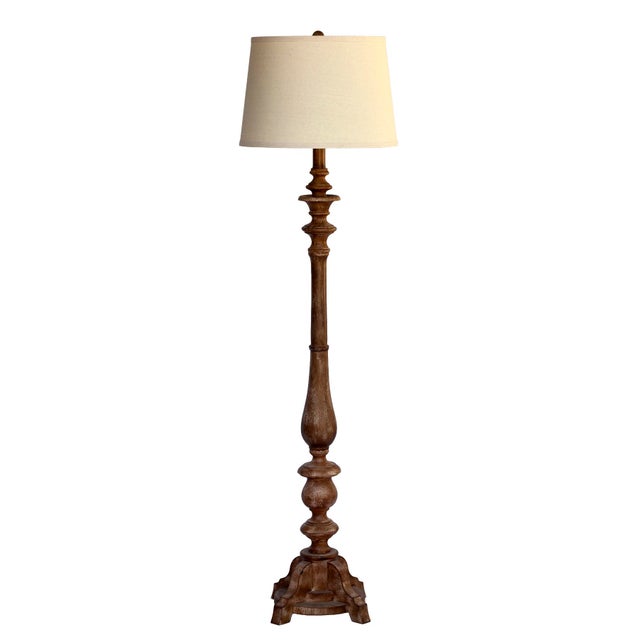 Vintage Spindled Floor Lamp For Sale - Image 4 of 10