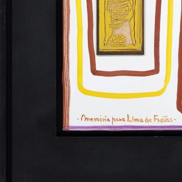 Contemporary Mário Cesariny, Composition, 2000, Mixed Media on Canvas For Sale - Image 3 of 6