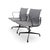 Postmodern Grey EA 107 Desk Chair by Charles & Ray Eames for Vitra For Sale - Image 3 of 13