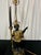 Mid 20th Century Maitland-Smith Egyptian Style Figural Sculpture Bronze Lamp For Sale - Image 15 of 17