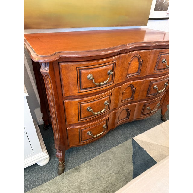 Auburn Baker Furniture French Provincial Louis Vx Style Chest of Drawers For Sale - Image 8 of 12