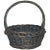 Paint Early 20th Century Original Blue Painted Handled Basket For Sale - Image 7 of 7