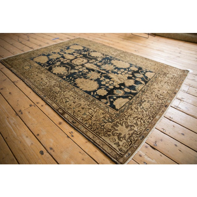 Vintage Fine Tea Washed Malayer Rug - 4'5" X 6'3" For Sale - Image 9 of 11