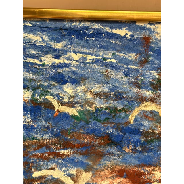 Göta Fogler, Storm, 1950s, Oil Painting on Canvas, Framed For Sale - Image 12 of 18