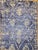 Late 20th Century Vintage Moroccan Rug, Hand-Knotted Wool, All-Over Geometric Pattern, Blue & Ivory, 6’ X 9’ For Sale - Image 5 of 12