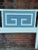 Dixie Mid-Century Palm Beach Blue Faux Bamboo King Headboard - Newly Painted For Sale - Image 4 of 11