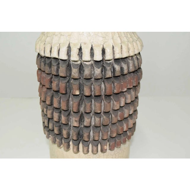 Elevate your living space with this exquisite Mid Century Modern 18" Tall Studio Ceramic Vase, exclusively available at...