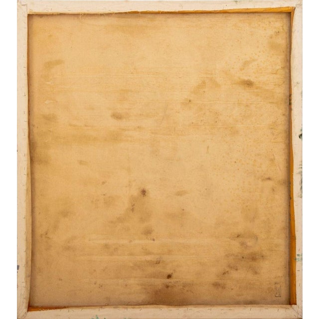 Andy Miller Abstract Composition Oil on Canvas For Sale - Image 4 of 5