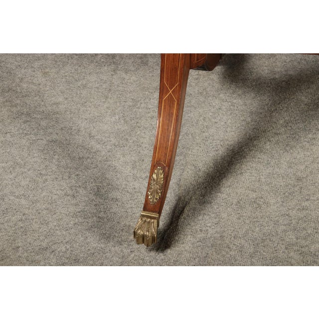 Antique English Mahogany Desk, 19th Century For Sale - Image 9 of 18