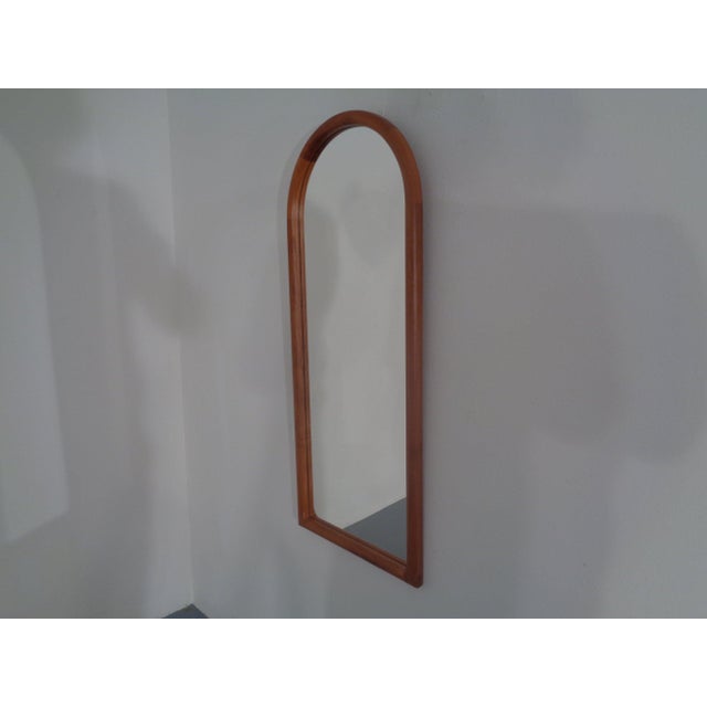 Large Cathedral Teak Mirror by Kai Kristiansen for Vildbjerg Møbelfabrik, Denmark, 1960s For Sale - Image 14 of 14