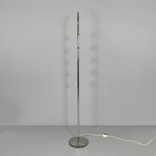 Italian Space Age Steel Floor Lamp by Goffredo Reggiani, 1970s For Sale - Image 6 of 18
