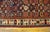 1880s Blue Navy Geometric Tribal Antique Nw Rug 3'4" X 14'2" Knotted Wool Carpet For Sale - Image 4 of 9