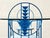 Blue Dining Set by Frank Lloyd Wright for Cassina, 1980s, Set of 3 For Sale - Image 8 of 18