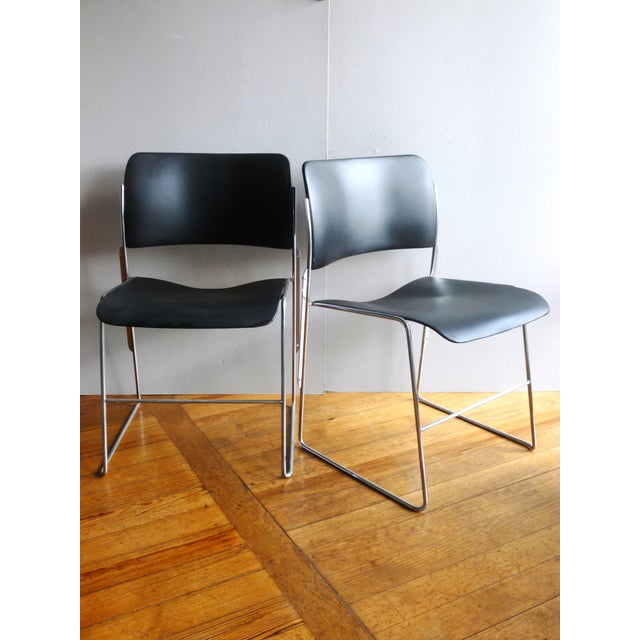 Model GF40/4 Chairs from David Rowland, 1970s, Set of 2 For Sale - Image 10 of 10