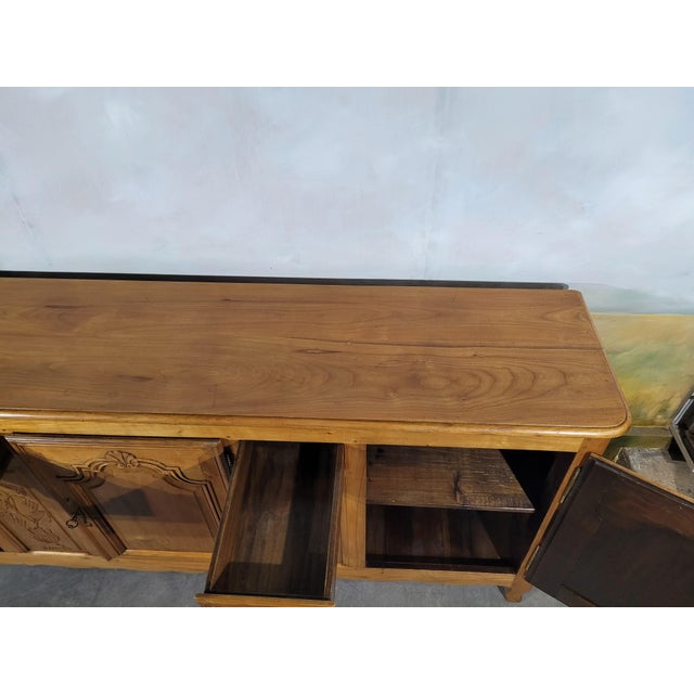 Large Sideboard in Light Cherrywood, 1890s For Sale - Image 11 of 13