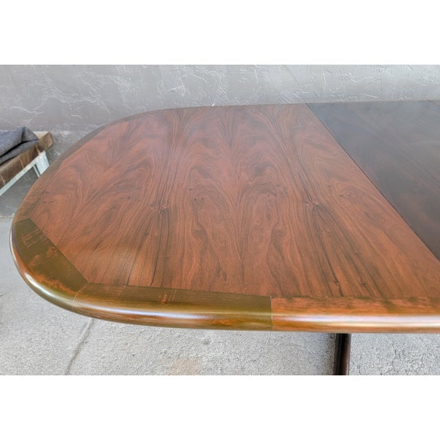 Rosewood Danish Modern Expanding Dining Table Niels Moller Attributed For Sale - Image 15 of 18