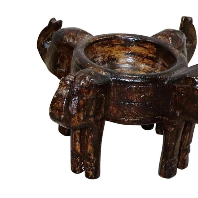 Outer Dimensions: 13â€wide X 13â€ Deep X 7â€high Bowl Dimensions: 5â€dia x 2.5â€deep Features: • A rare piece and...