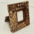 Vintage Coastal Boho Chic Woven Rush Wicker Picture Frame, 3” X 3” Image For Sale - Image 10 of 11