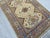 2000 - 2009 Beige Persian Style Kazak Wool Rug With Blue Border, 4'2" X 5'10" For Sale - Image 5 of 14