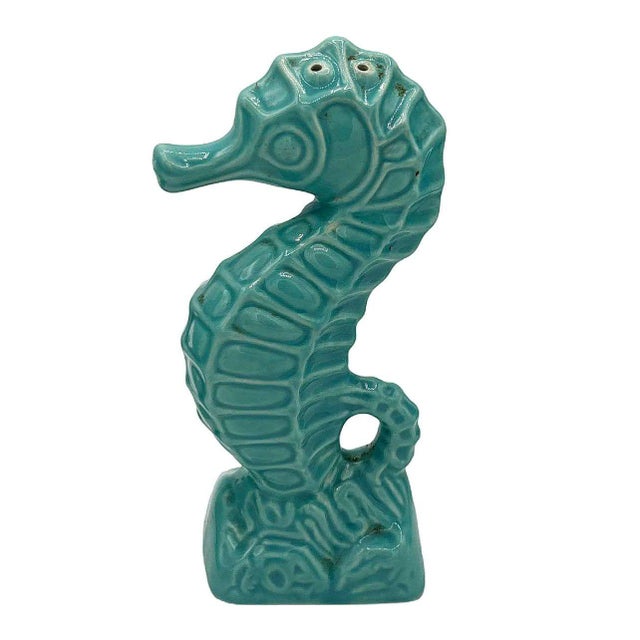 1990s Modernist Ceramic Trader Vic's Hawaii Seahorse Tiki Mug, Salt & Pepper Set For Sale - Image 9 of 9