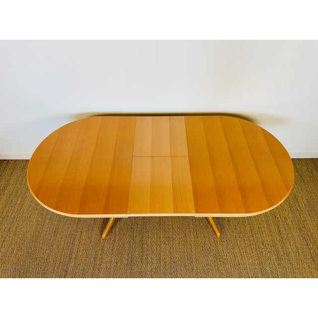 Vintage Oval Extendable Dining Table, 1960s For Sale - Image 6 of 14