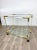 Acrylic, Brass & Glass Bar Serving Cart Trolley, Italy, 1970s For Sale - Image 9 of 15
