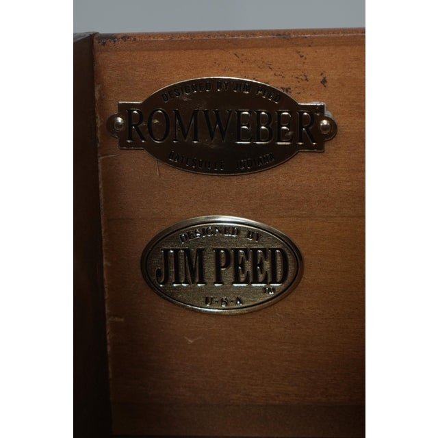 Rom Weber Walnut Continental 6 Drawer Dresser Chest For Sale - Image 18 of 18