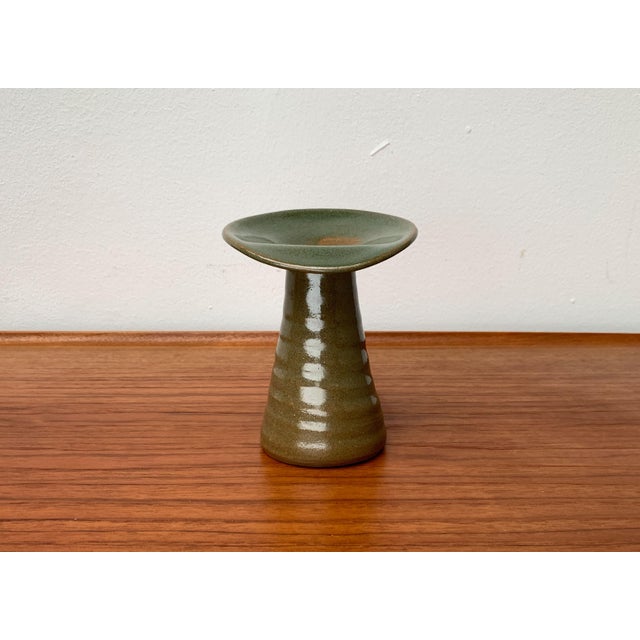 Vintage German Studio Pottery Vase by Acki Jürgens, 1970s, in Very Good conditions. Designed 1970 to 1979 This piece has...