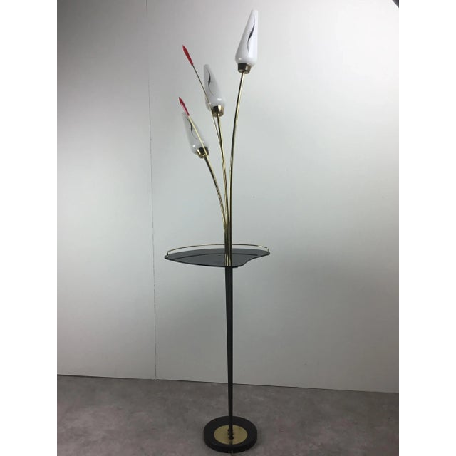 Floor Lamp with Table from Lunel, 1950s For Sale - Image 16 of 16