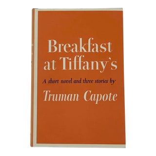Breakfast at Tiffany's a Short Novel and Three Stories Truman Capote 1958 Book For Sale