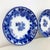 Antique Flow Blue Transferware Side Plates, Set of 2, in Very Good conditions. Designed before 1890 This piece has an...