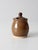 This vintage handmade studio pottery sugar bowl brings warm earthy tones and organic craftsmanship to a kitchen or coffee...