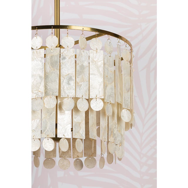 Mitzi Mitzi Melisa 16 in. 3 Light Pendant in Aged Brass Finish For Sale - Image 4 of 8