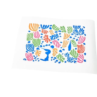 1952 the Parakeet and the Mermaid Unframed Serigraph by Matisse For Sale