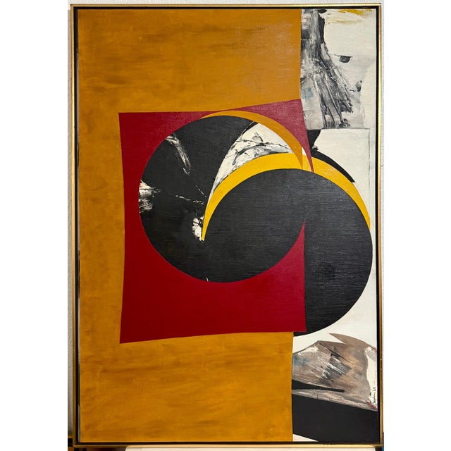 Budd Hopkins, American (1931-2011) 'City Sun II', 1969 Oil painting on canvas. Hand signed and dated lower left. Verso:...