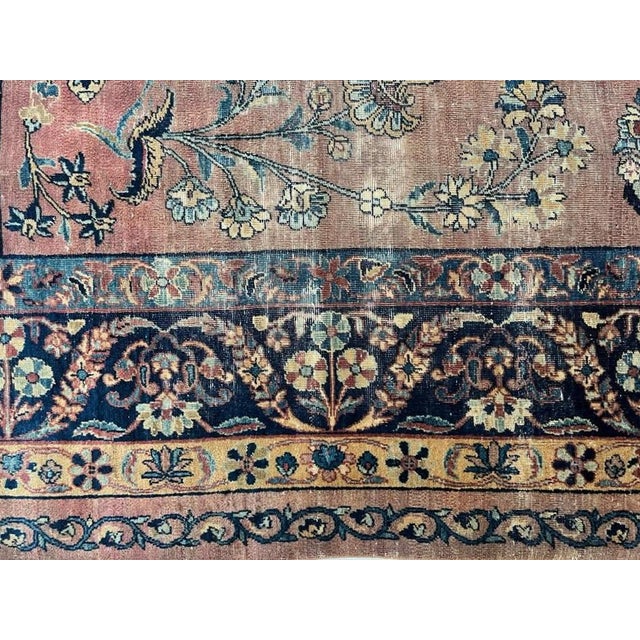 Antique Persian Lavar Kerman , 5'9 X 9' For Sale In New York - Image 6 of 8