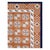 Mid-Century Modern Galerie Shabab Collection Mid-20th Century Handmade Indian Dhurrie Large Room Size Carpet in Terracotta For Sale - Image 3 of 10