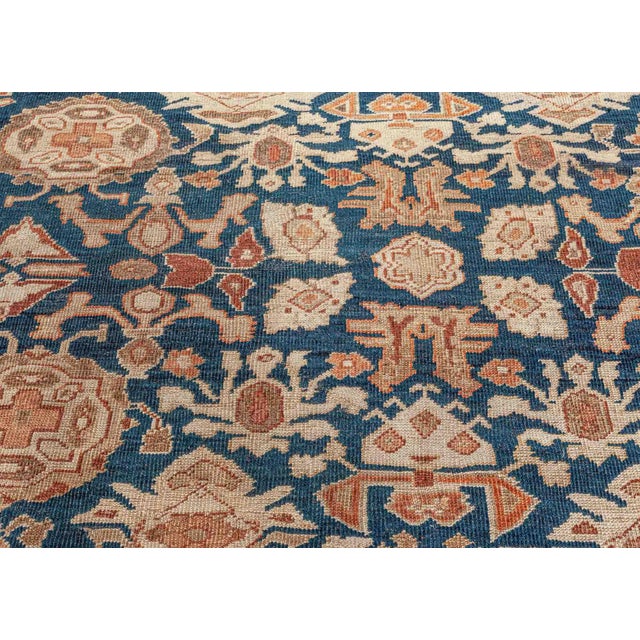 Textile 1930s Persian Sultanabad Rug For Sale - Image 7 of 7