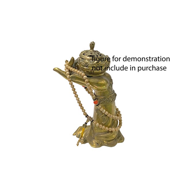 Long Oriental Light Cream Color Seed Beads Hand Rosary Praying Chain For Sale In San Francisco - Image 6 of 7