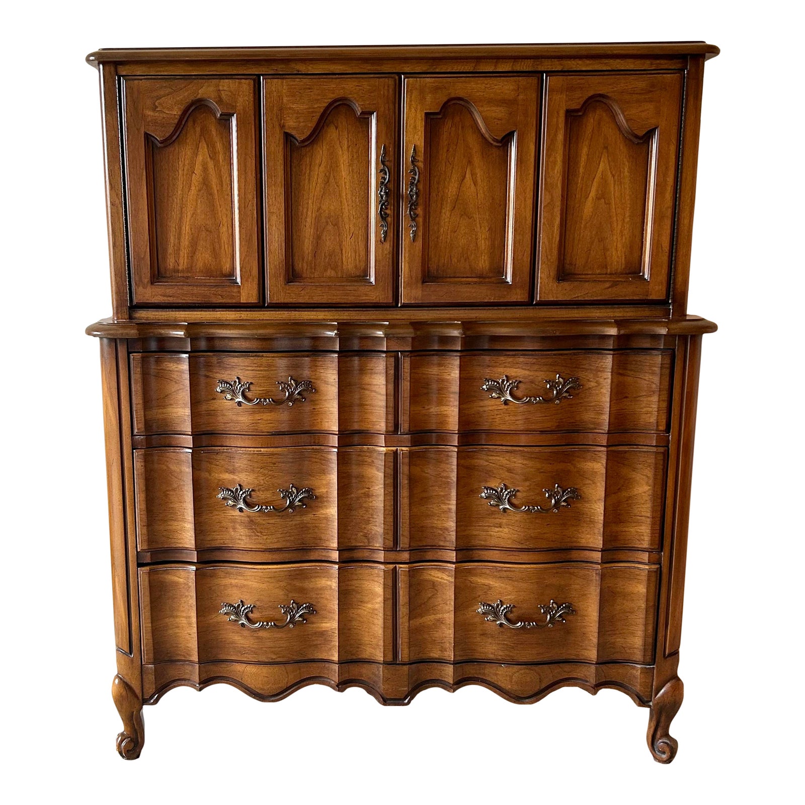 Late 20th Century White Furniture Co French Country Maple Chest Chairish