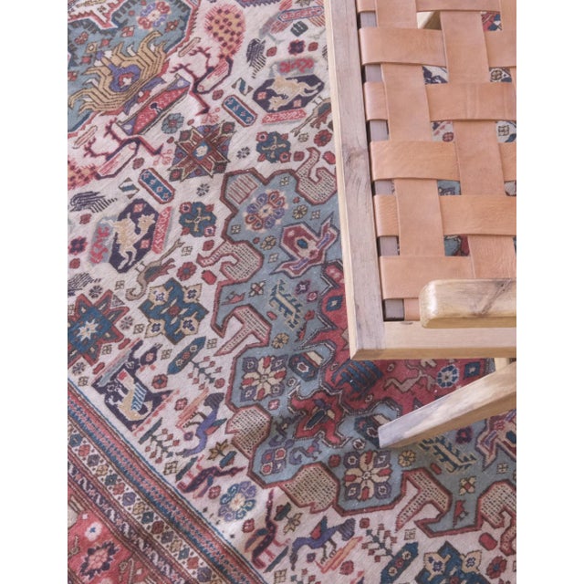 1960s Vintage Persian Rug - 6.5 X 4.59 Ft For Sale - Image 5 of 9