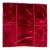 Ralph Lauren Deep Red Crushed Silk Velvet Pillow Cover For Sale