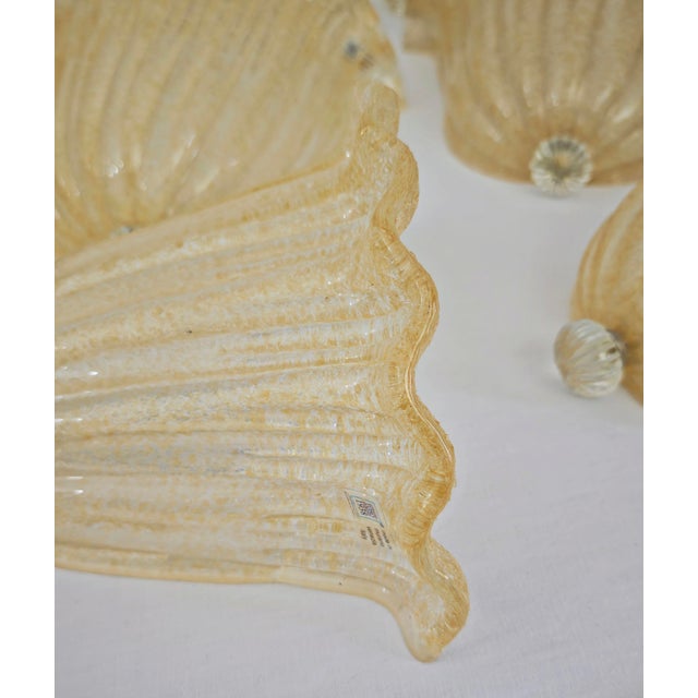 Murano Glass Wall Lamps by Aureliano Toso, Italy, 1980s, Set of 11 For Sale - Image 12 of 18
