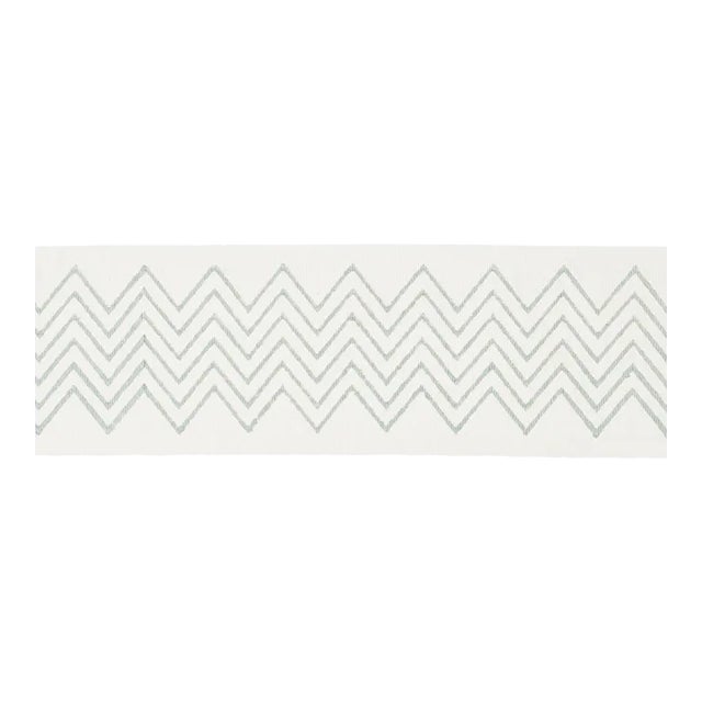 SAMPLE - Schumacher Leora Hand Blocked Tape Narrow In Sky For Sale