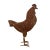 Folk Art Hand-Made Iron Rooster For Sale - Image 13 of 13