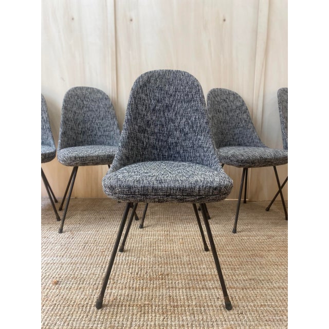 1960s Vintage Italian Chairs by Lenzi Nello, 1960s, Set of 6 For Sale - Image 5 of 13