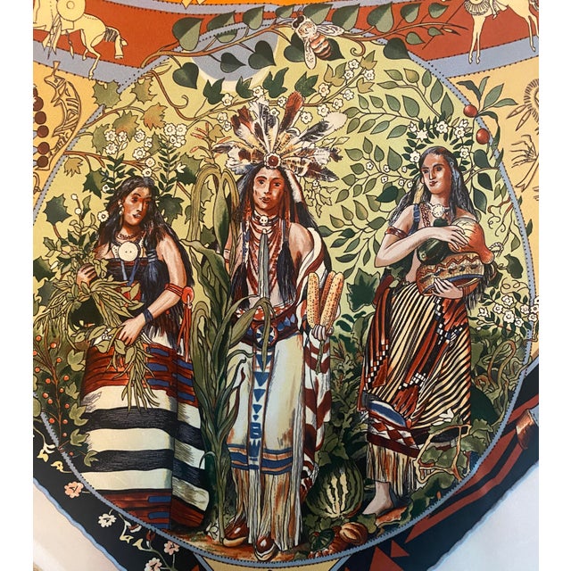 Textile Hermes Scarf by Kermit Oliver For Sale - Image 7 of 11