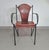 Chair in Leather and Wrought Iron For Sale - Image 4 of 18