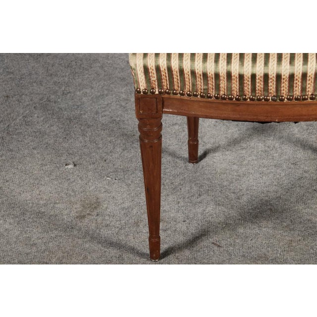 Antique Louis XVI Chairs in Walnut, 1780, Set of 3 For Sale - Image 10 of 18